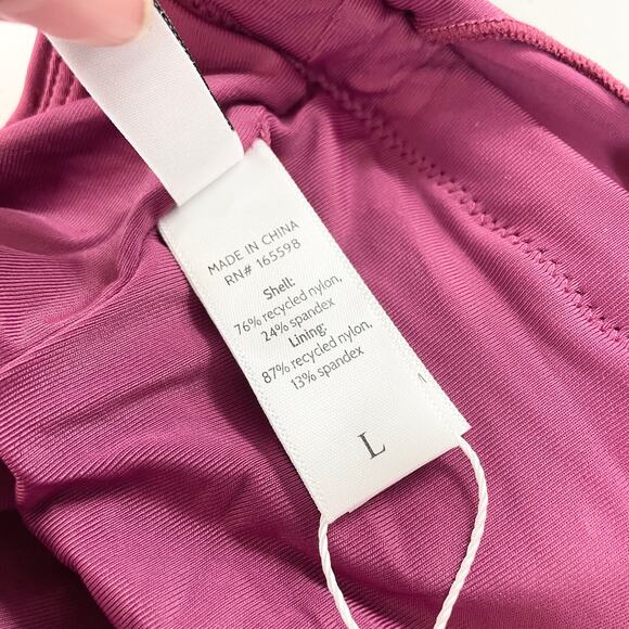 NEW Andie Womens L The Lagos Plum Halter One Piece Swimsuit Removable Cups - Picture 8 of 10